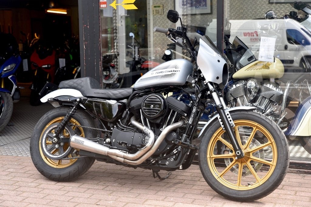 HARLEY DAVIDSON IRON 1200 ***MOTOVERTE.BE***, Motoren, 2 cilinders, Occasion, Chopper, Bedrijf