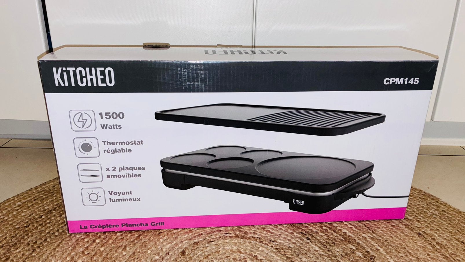 Kitcheo  Crêpière plancha grill, Ophalen, Zo goed als nieuw, Tafelgrill