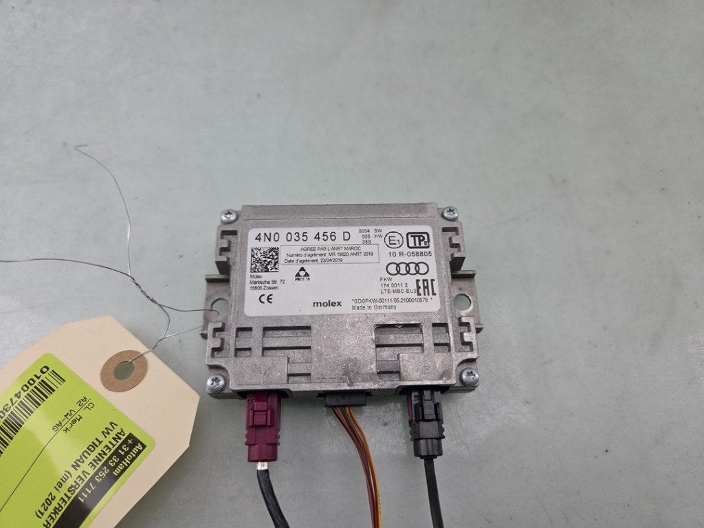ANTENNE VERSTERKER Volkswagen Tiguan (AD1) (|4N0035456D|), Gebruikt, Volkswagen, Volkswagen AG, Kundenbetreuung@volkswagen.de