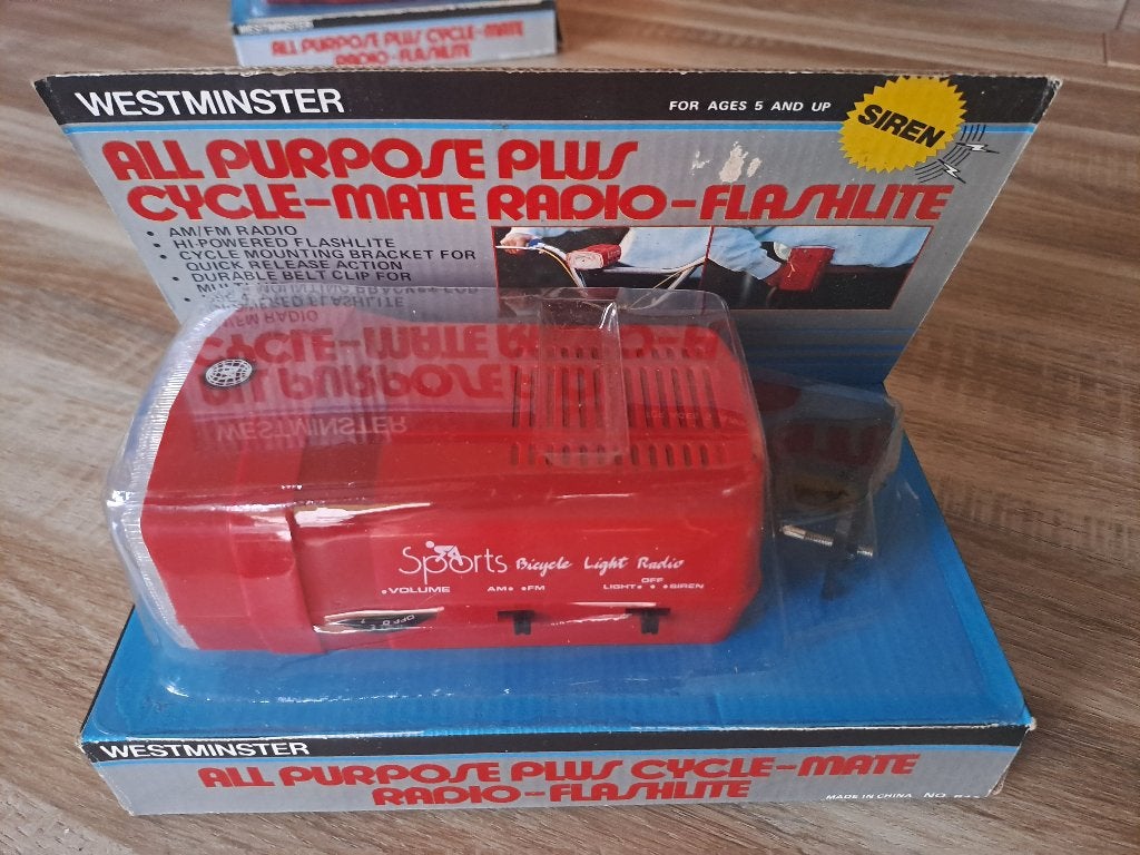Vintage Westminster Cycle‑Mate Radio‑Flashlite –ongeopend, Verzamelen, Ophalen of Verzenden, Overige typen