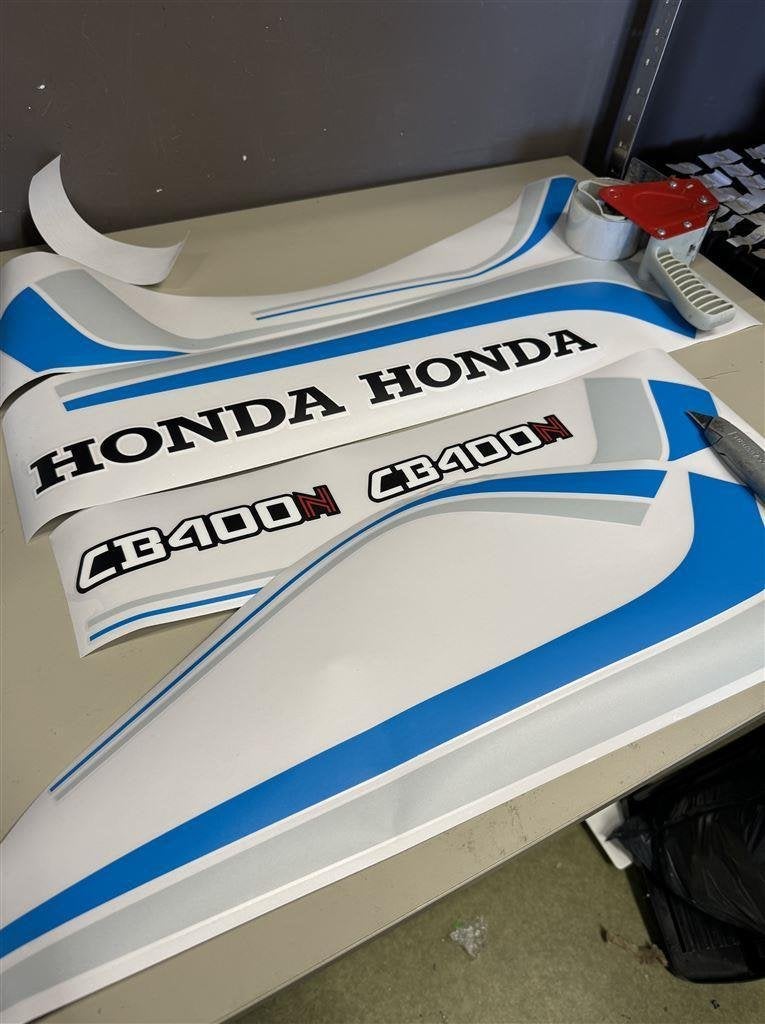 sticker set - Honda CB400N, Motoren, Ophalen of Verzenden
