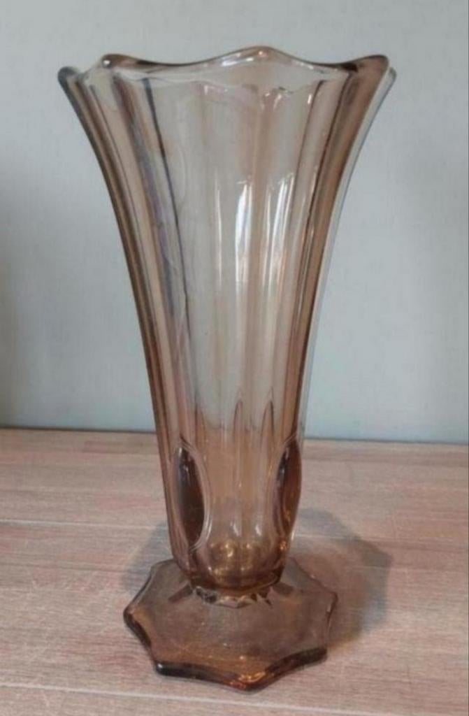 Art Deco Luxval vaas van Val Saint Lambert Mameluk vaas 1935, Antiek en Kunst, Ophalen