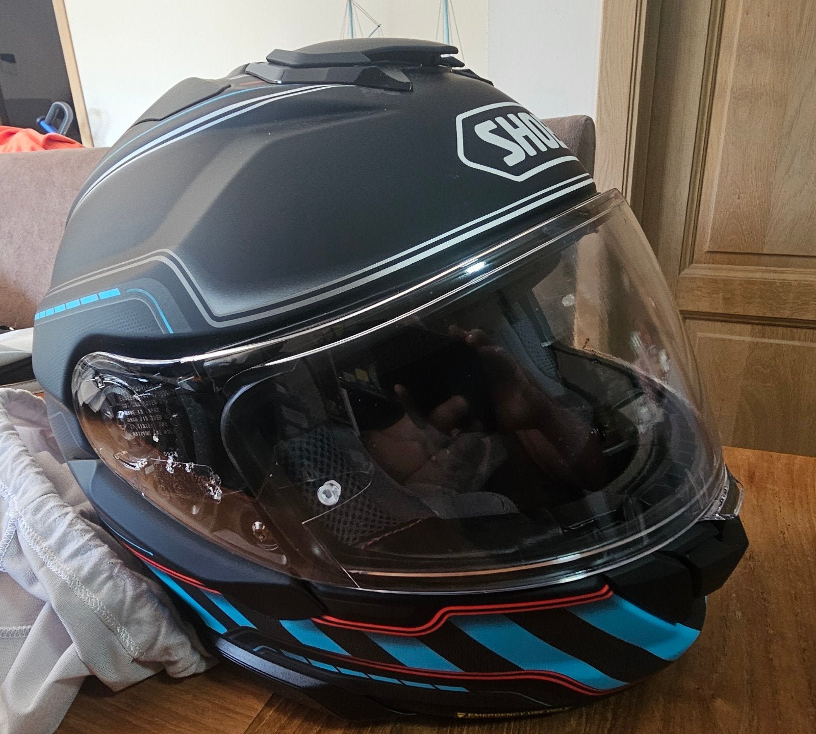 Casque Shoei GT Air 3 taille M, Motos, Vêtements | Casques de moto, Casque intégral, M, Femmes, Shoei