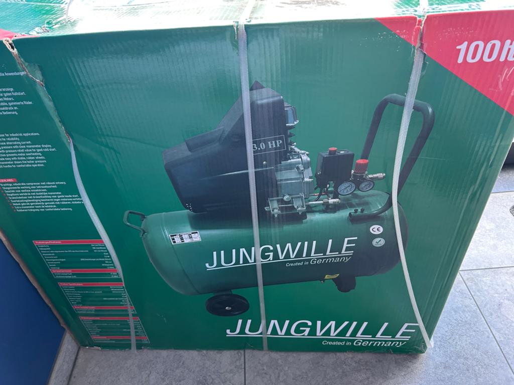 Jungwille Pro Air Compressor 100L – Nieuw in doos, Enlèvement, Neuf