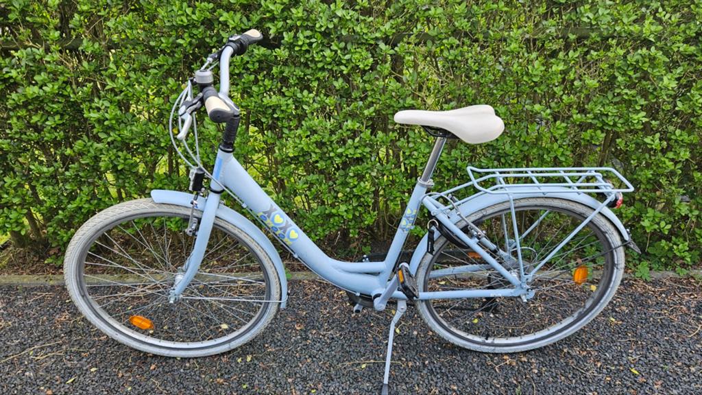 Meisjesfiets Bike Fun Kids lichtblauw - 26inch, Ophalen, 24 inch