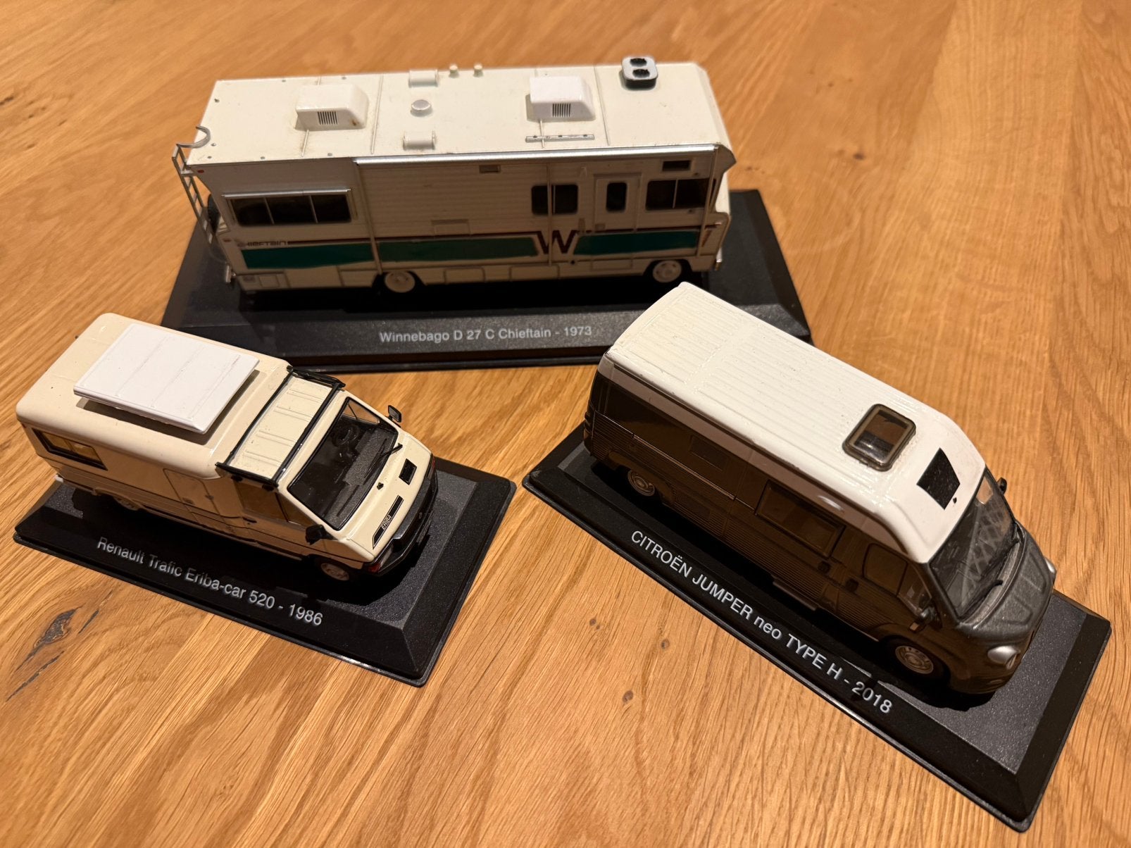IXO Citroën Type H, Renault Trafic Eriba et Winnebago, Enlèvement ou Envoi, Utilisé, Bus ou Camion, Autres marques
