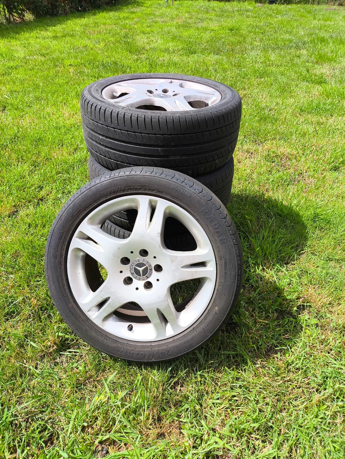 Mercedes velgen 245/45/17, Auto-onderdelen, Banden en Velgen, Ophalen, Velg(en)