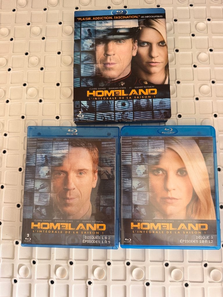 Blu-ray : Homeland saison 1 (3disc), Ophalen of Verzenden, Blu-ray