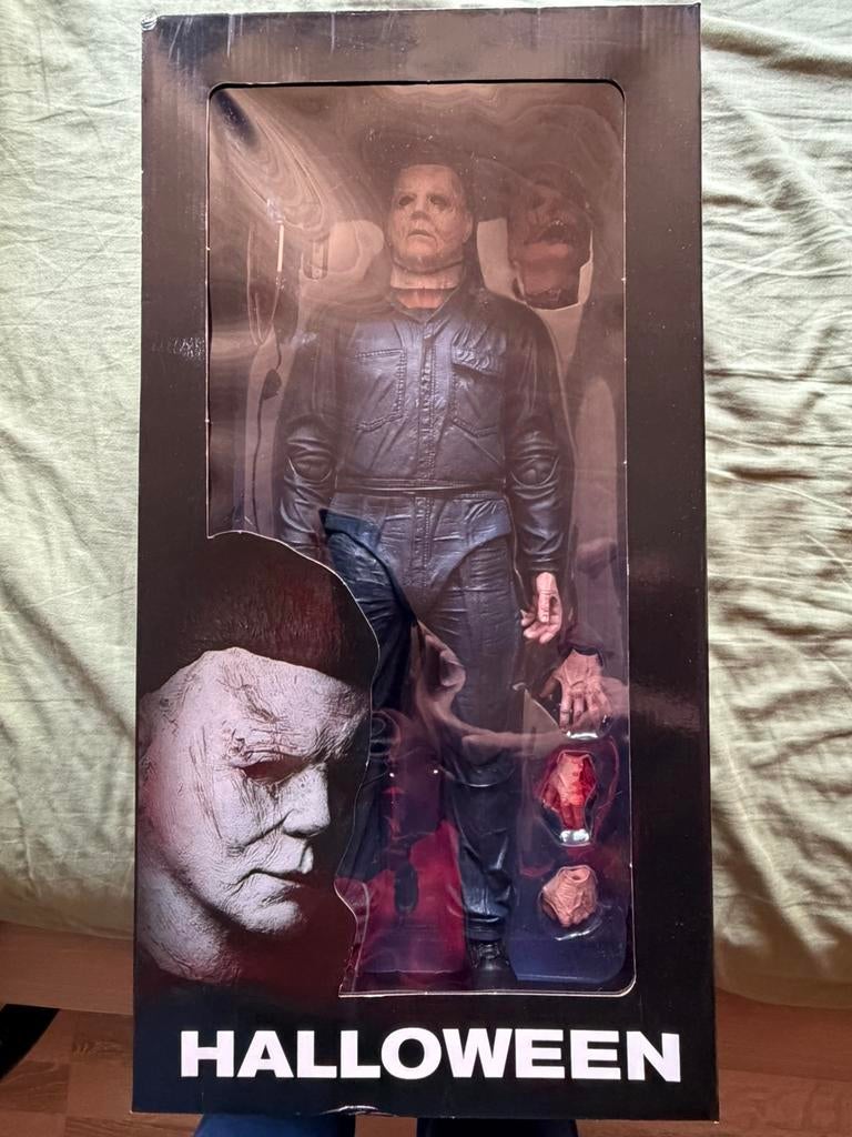 HALLOWEEN NECA FIGUUR 50 CM GROOT, Ophalen of Verzenden, Nieuw, Film, Actiefiguur of Pop