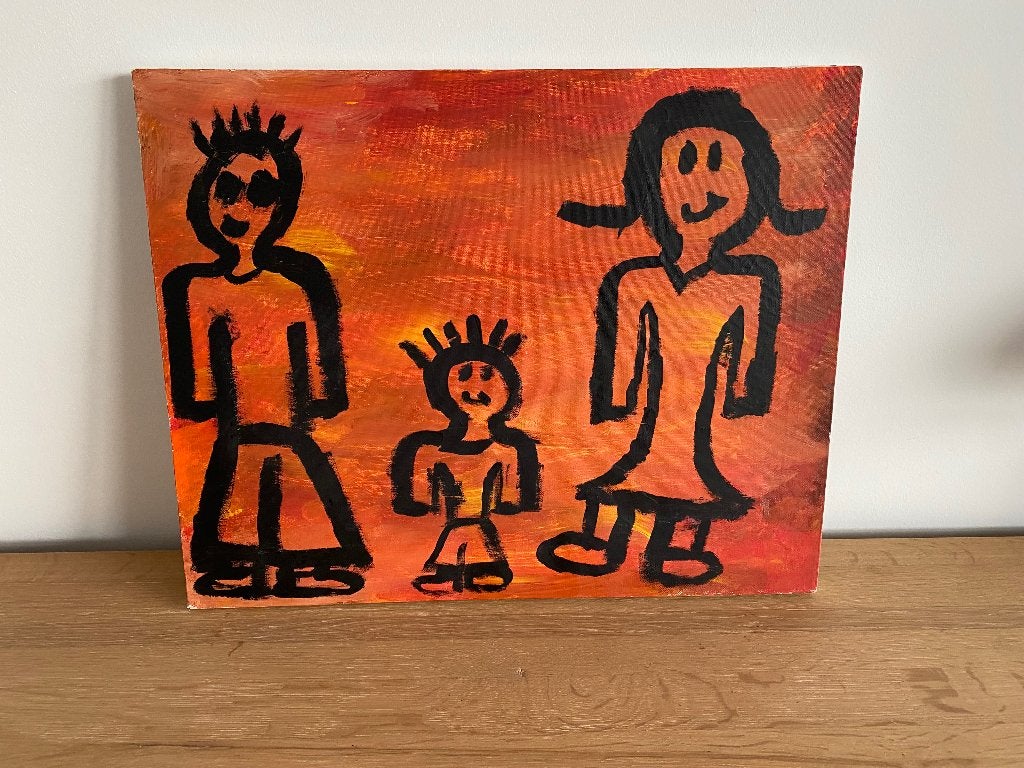 Peinture, Antiquités & Art, Art | Peinture | Moderne, Enlèvement ou Envoi, Peint à la main, Portrait