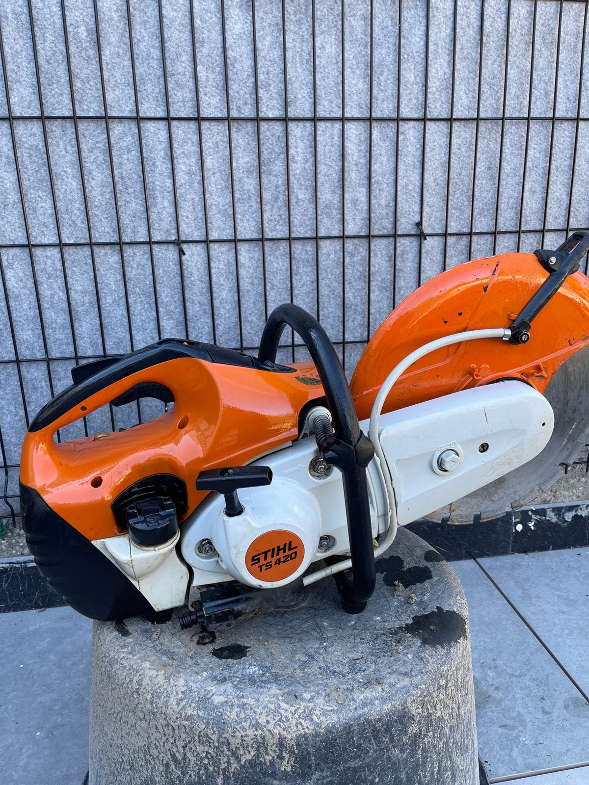 Tronçonneuse STIHL TS 420, Enlèvement ou Envoi, Comme neuf