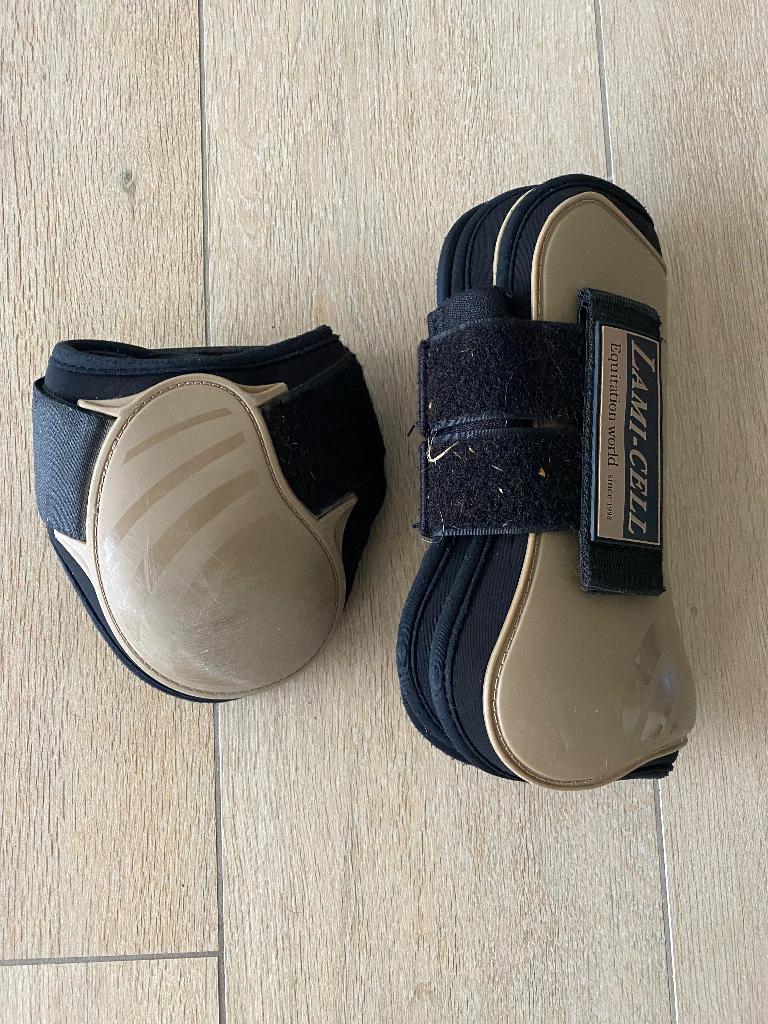 Set van beige peesbeschermers - paard, Ophalen of Verzenden, Rijden