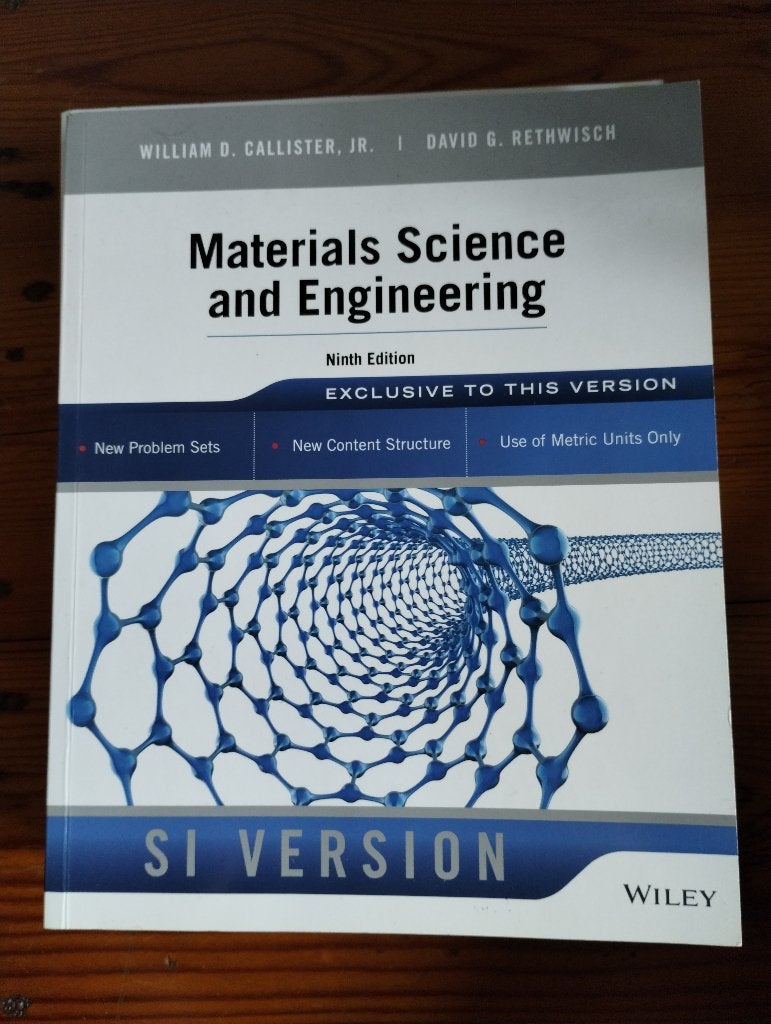 Materials Science and Engineering, Ophalen, Zo goed als nieuw, Natuurkunde