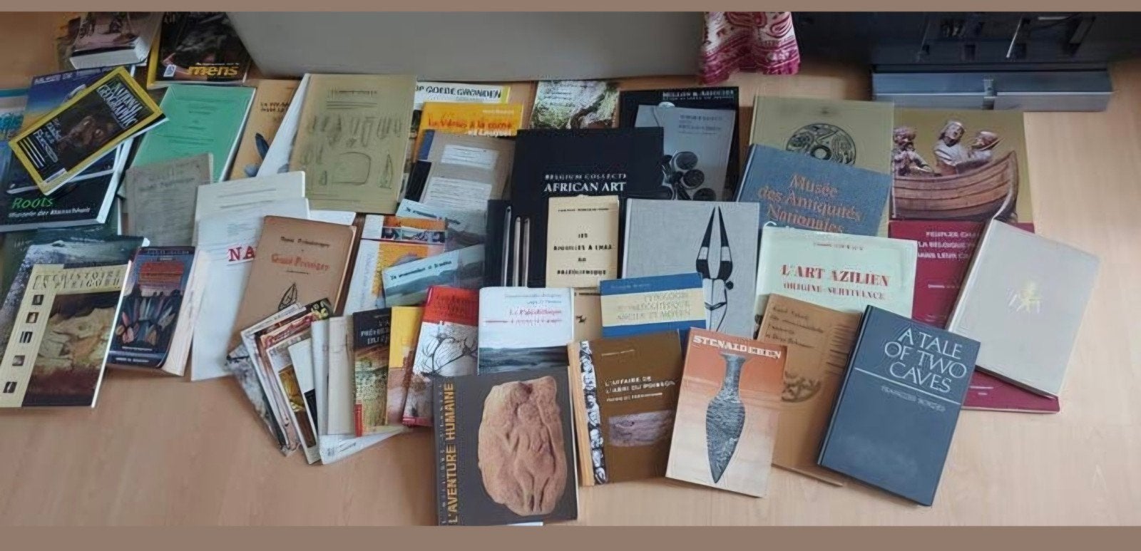 collectie boeken argeologie, Ophalen