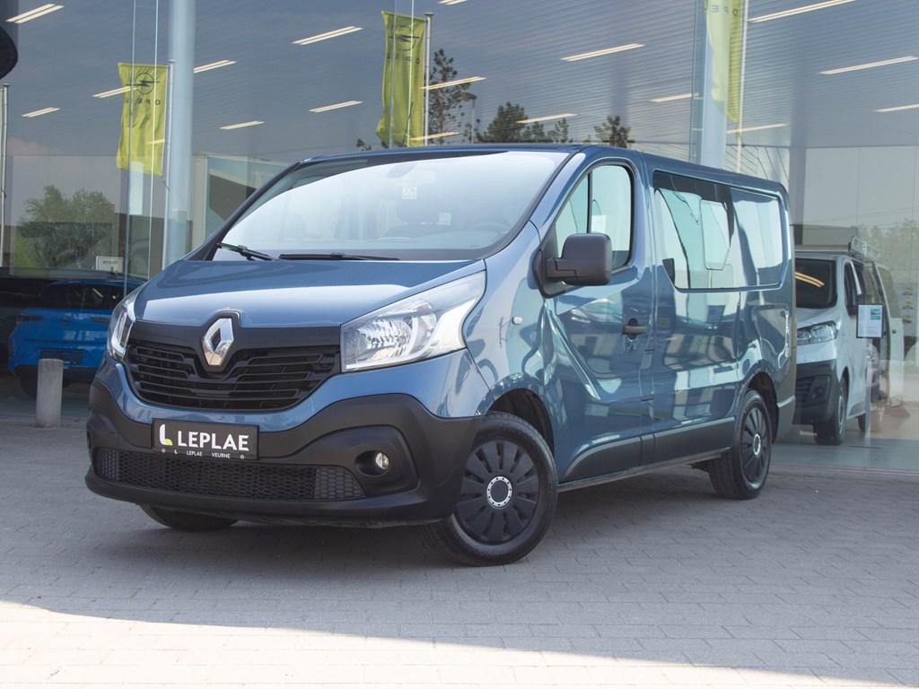 Renault Trafic DUB CAB 5PL 1.6D 95PK |AIRCO|GPS|TREKHAAK|, Monovolume, 174 g/km, Blauw, Bedrijf