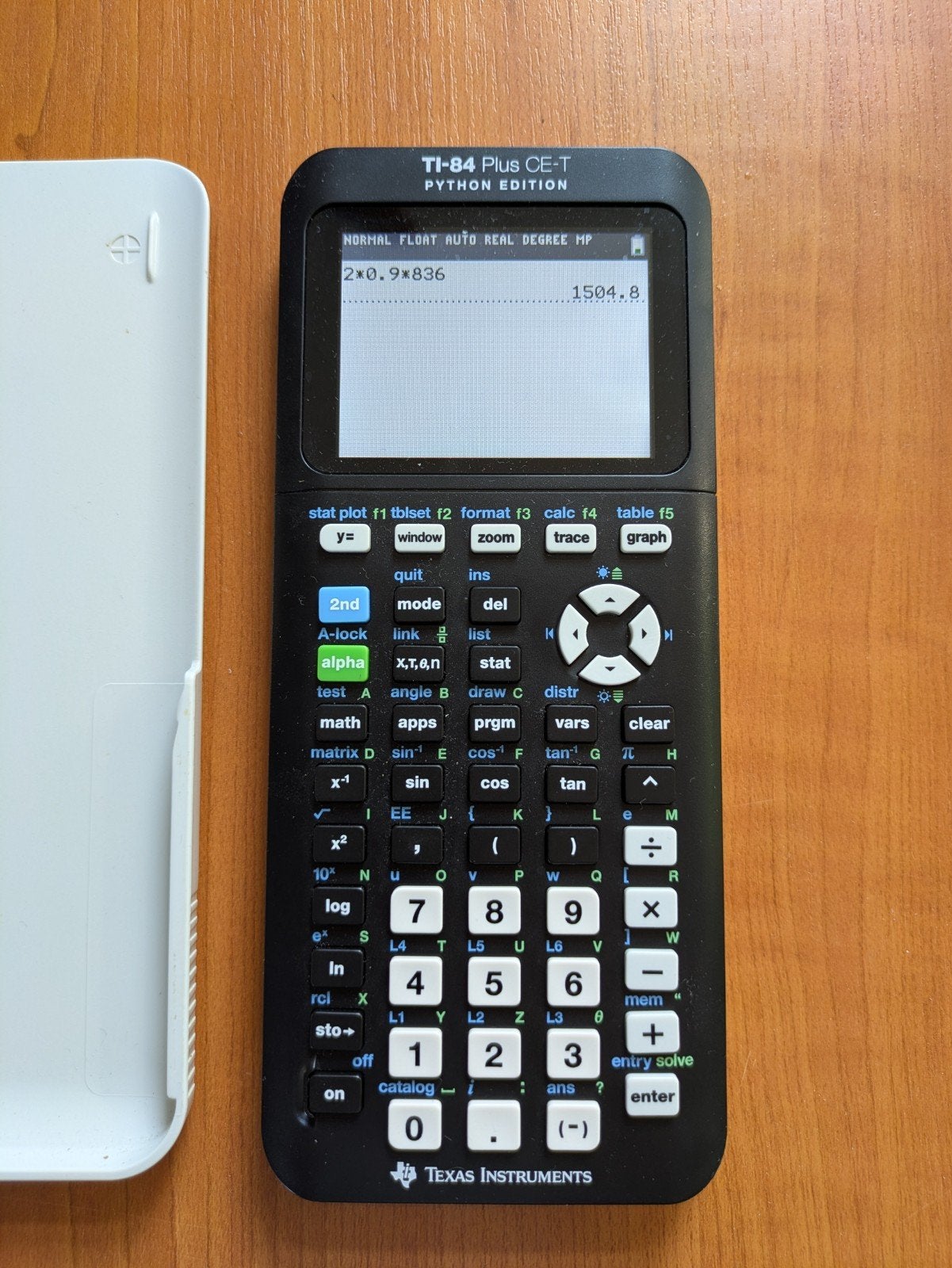 TI-84 plus python editie, Enlèvement