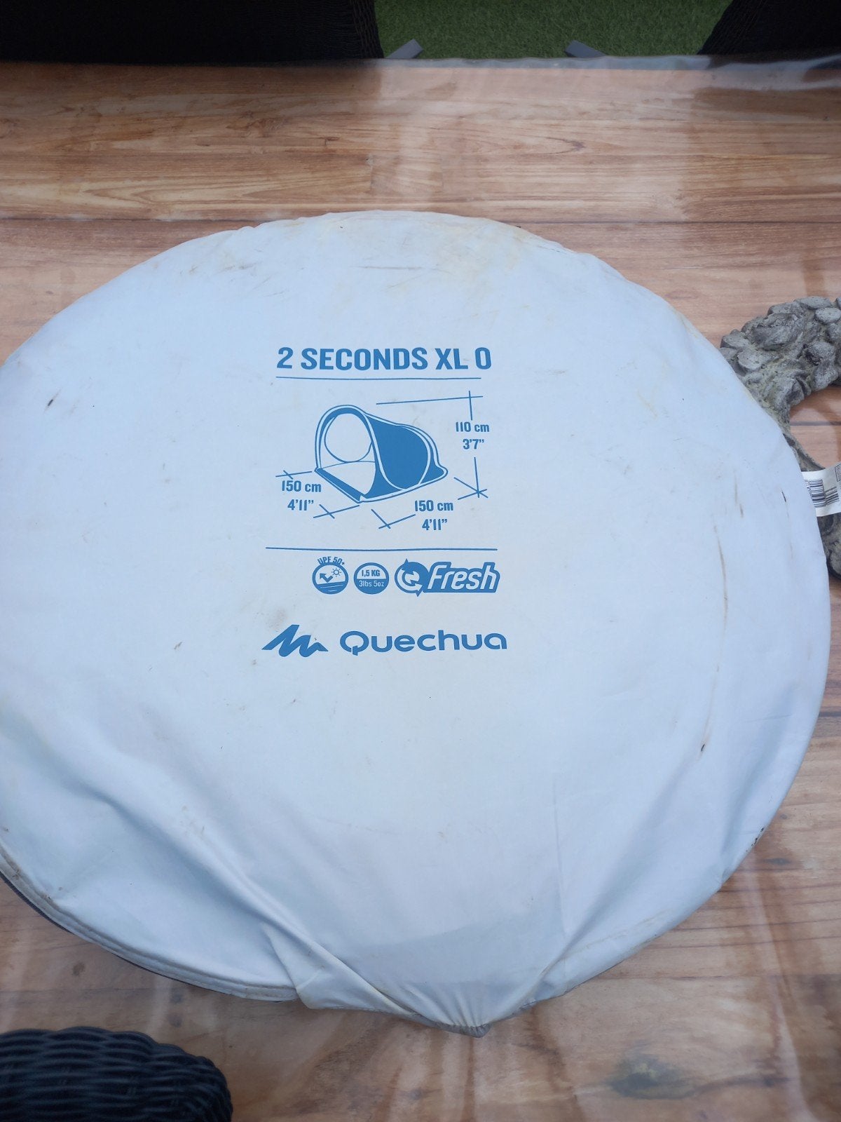 tent QUECHUA 2 SECONDS XL O FRESH, Caravans en Kamperen, Ophalen, Gebruikt