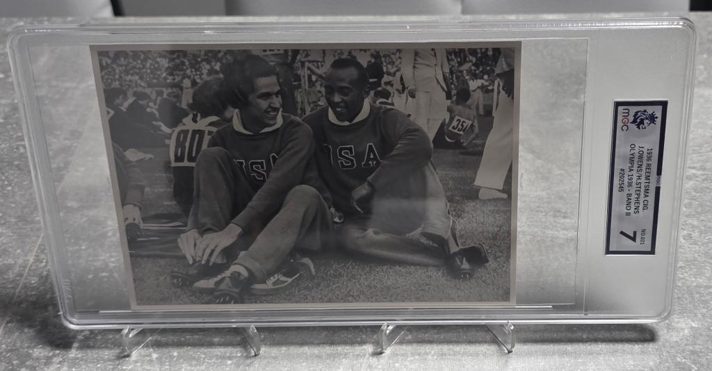 GEEN PANINI+GEEN PSA+Jesse Owens+Stephens+Berlijn+Olympia 36, Ophalen of Verzenden, Zo goed als nieuw, Plaatje