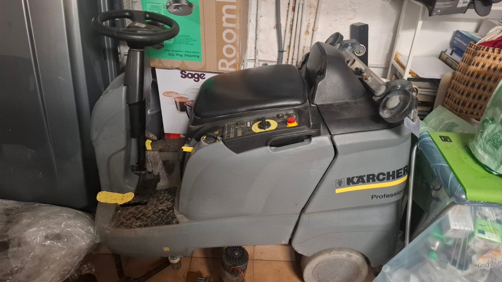 autolaveuse auto porter, Enlèvement