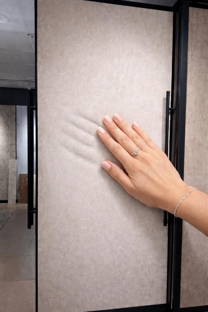 Beige Suède Wandpaneel XL 280x122 cm | Hotel Chique Look, Ophalen of Verzenden, Nieuw, Overige materialen, Minder dan 20 mm