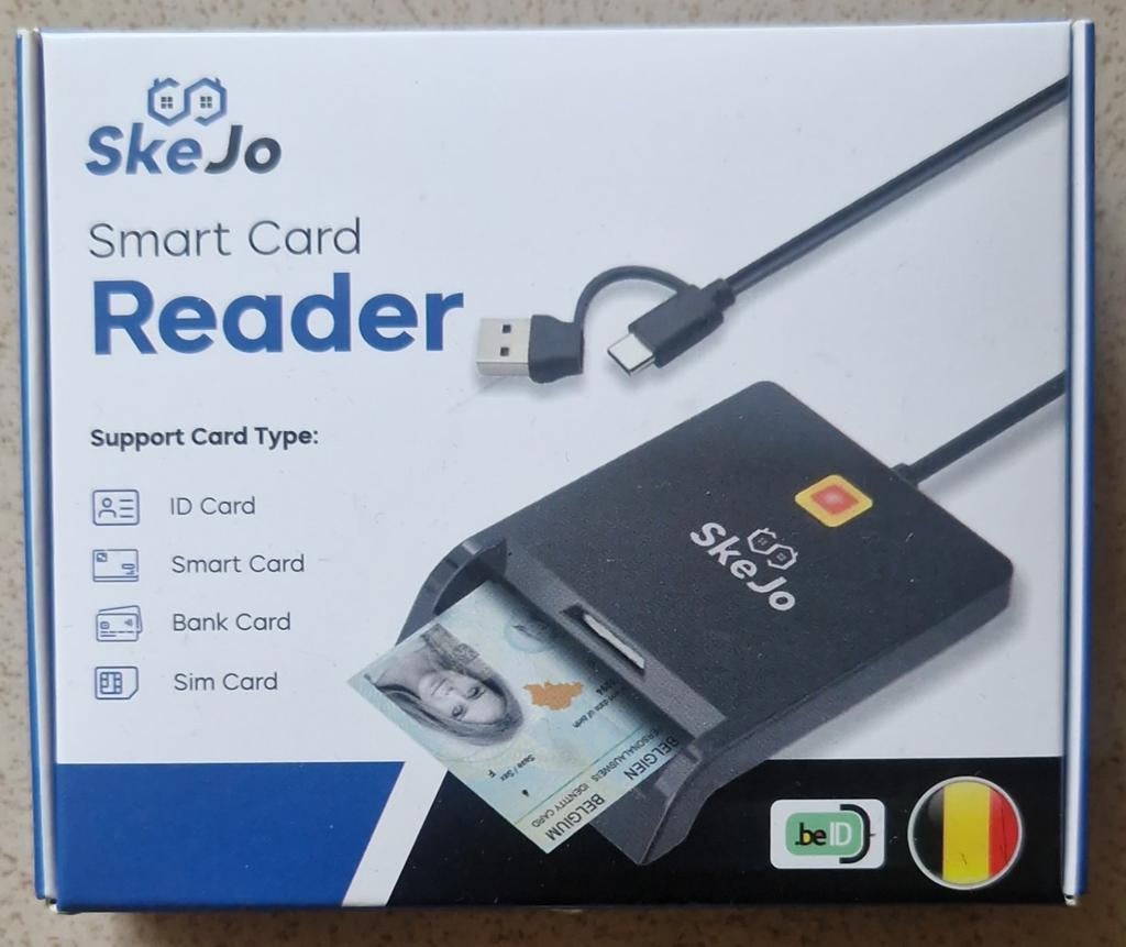 Smart Card Reader, Ophalen of Verzenden, Nieuw, SkeJo