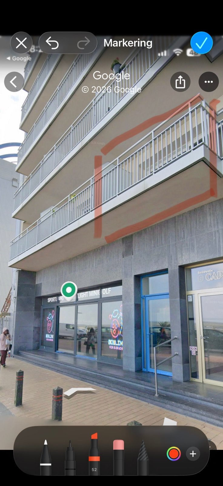 A VENDRE STUDIO ZEEDIJK BLANKENBERGE, Emplacement idéal, Province de Flandre-Occidentale, 45 m², Ventes sans courtier, Jusqu'à 200 m²