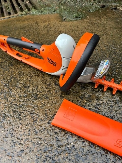 heggenschaar Stihl HSE81 60cm met garantie, Ophalen, Zo goed als nieuw, Elektrisch, Stihl