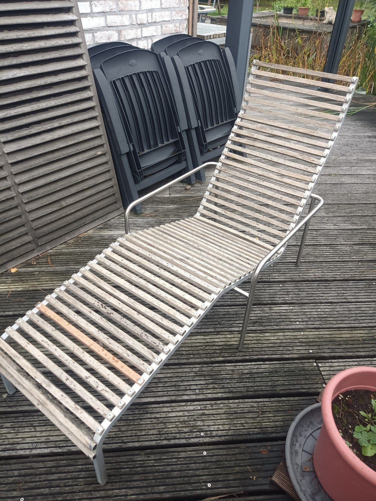 Extremis extempore ligzetel, Tuin en Terras, Ophalen