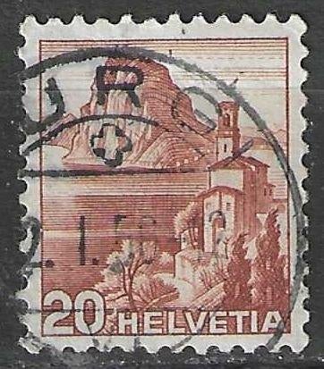 Suisse 1948 - Yvert 463 - Église de Castagnola (ST), Envoi, Affranchi