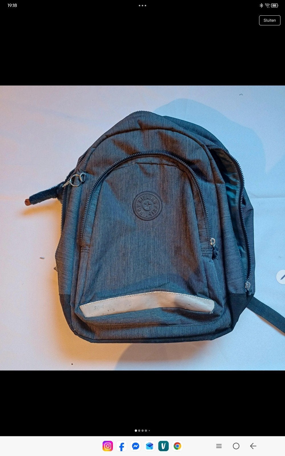 grote rugzak kipling, Ophalen of Verzenden, Gebruikt, Kipling
