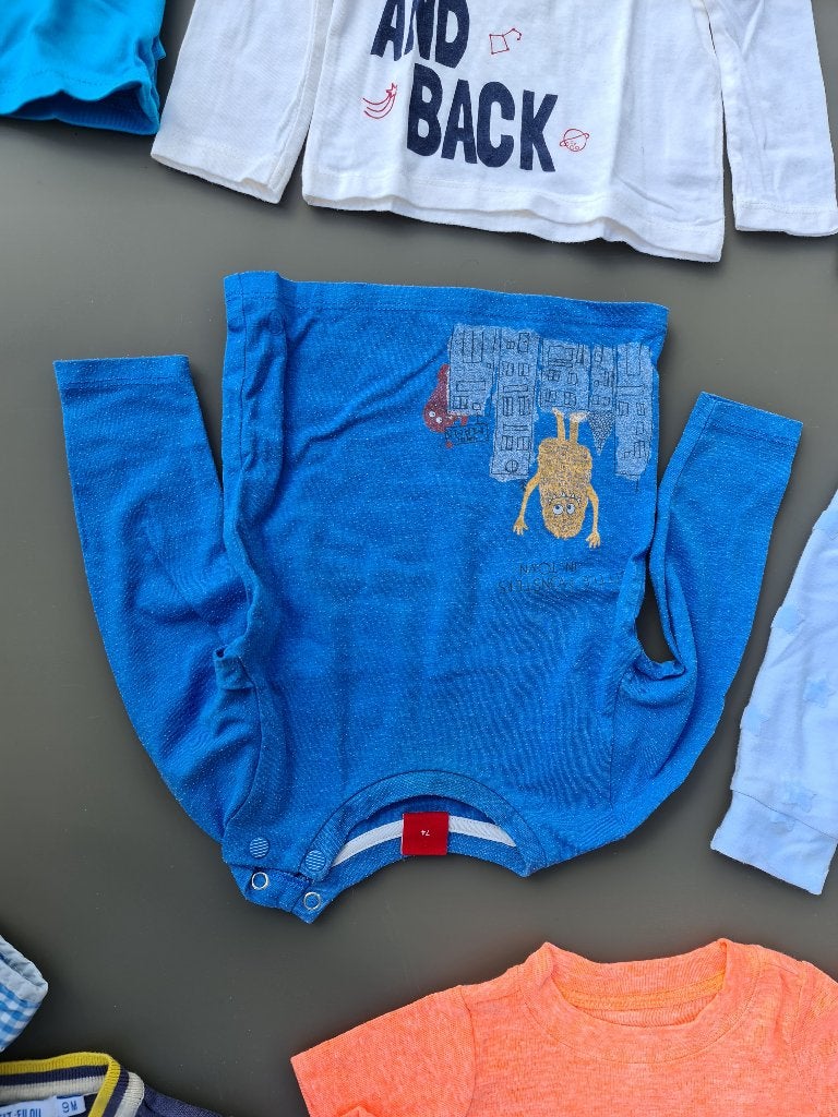 blauw longsleeve t-shirt sOliver 74, Enfants & Bébés, Enlèvement, Comme neuf