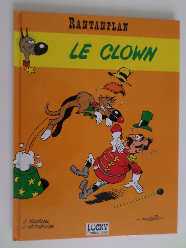 Lucky Luke Rantanplan De Clown Morris Léturgy, Gelezen, Eén stripboek, Ophalen of Verzenden, Morris