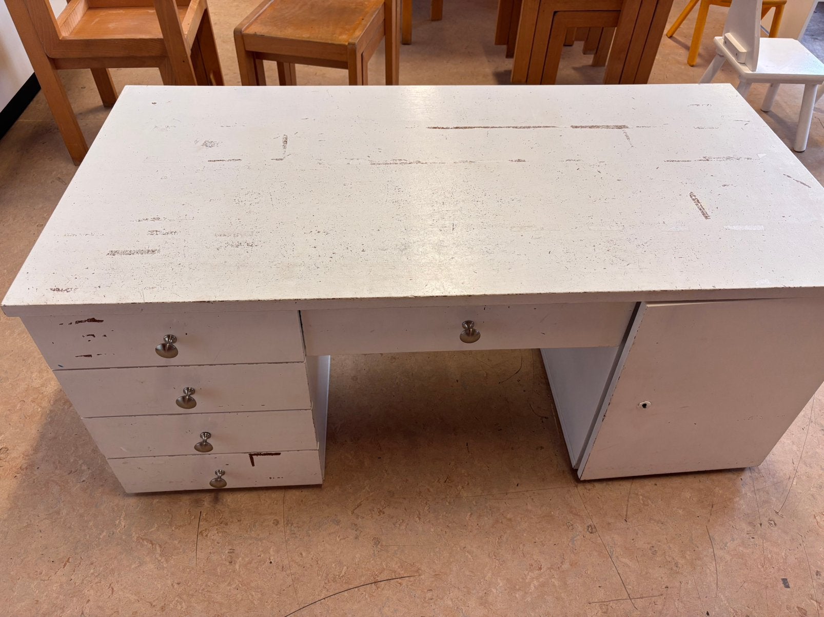 Gratis houten Bureau, Enlèvement, Utilisé