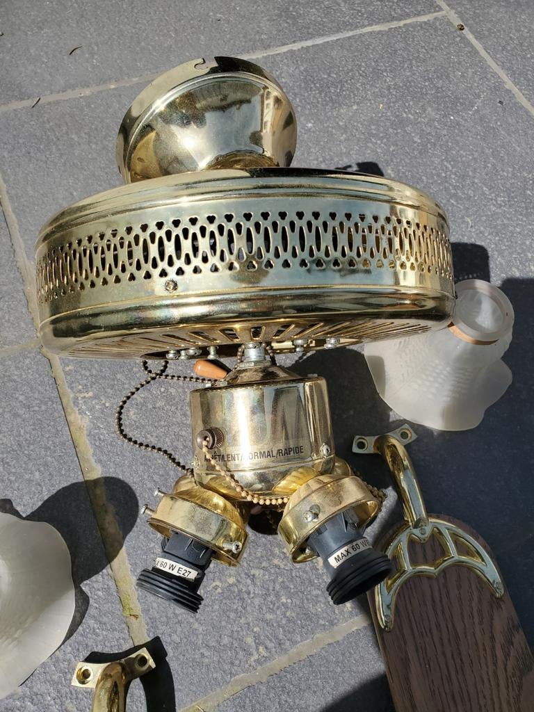 Ventilateur plafond avec lampes, Enlèvement, Ventilateur de plafond