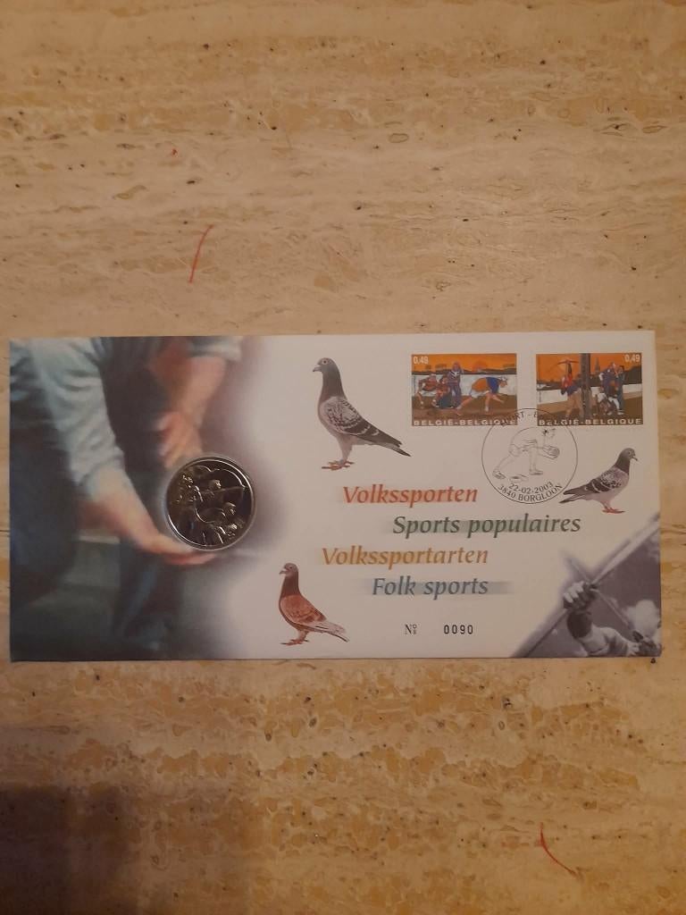 Numisletter 'Volkssporten'  2003 nr. 0090, Oblitéré, Enlèvement ou Envoi, Affranchi, Oblitération 1er jour