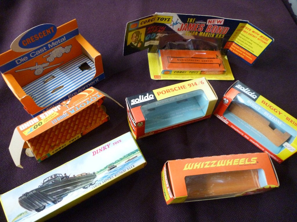 Lot boîtes originales Dinky, Corg...., Hobby & Loisirs créatifs, Enlèvement, Dinky Toys