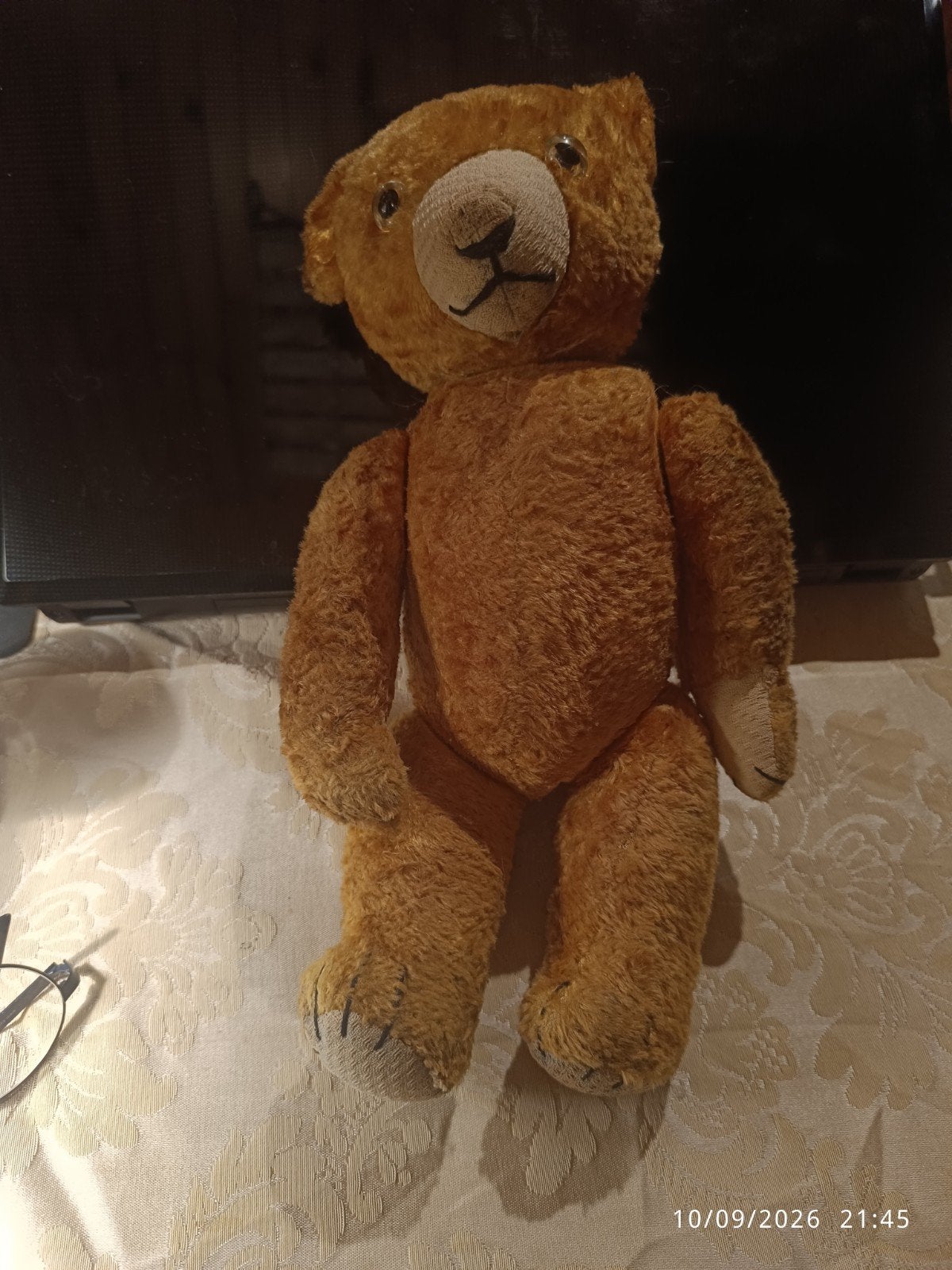 "teddy Bear" année 47/48, Collections, Enlèvement ou Envoi, Utilisé, Ours en tissus, Autres marques