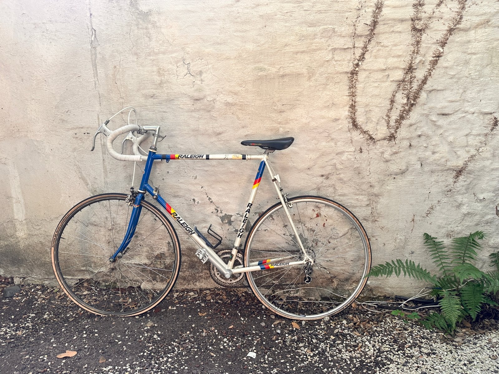 Vintage Raleigh koersfiets – retro racefiets – jaren 70/80, Fietsen en Brommers, Ophalen, Gebruikt