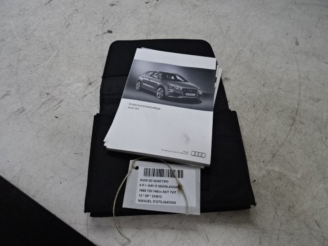 MANUEL UTILISATEUR Audi Q3 (8UB / 8UG) (01-2011/12-2019), Utilisé, Audi