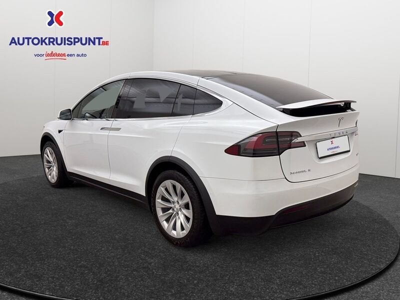 Tesla Model X 100 d Trekhaak, Auto's, Automaat, Gebruikt, 40 min, Leder en Stof