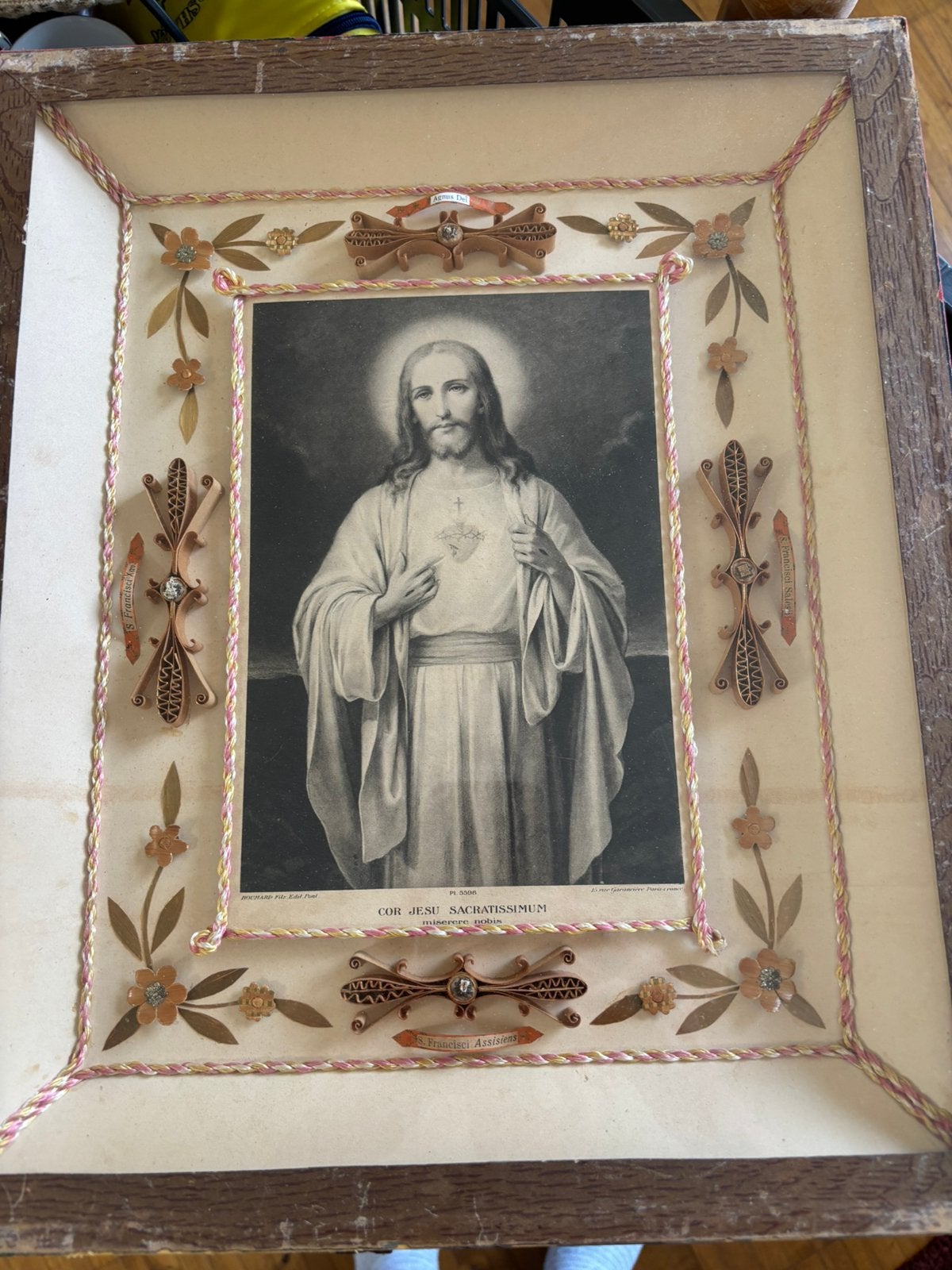 lithographie du Sacré-Cœur de Jésus, Enlèvement