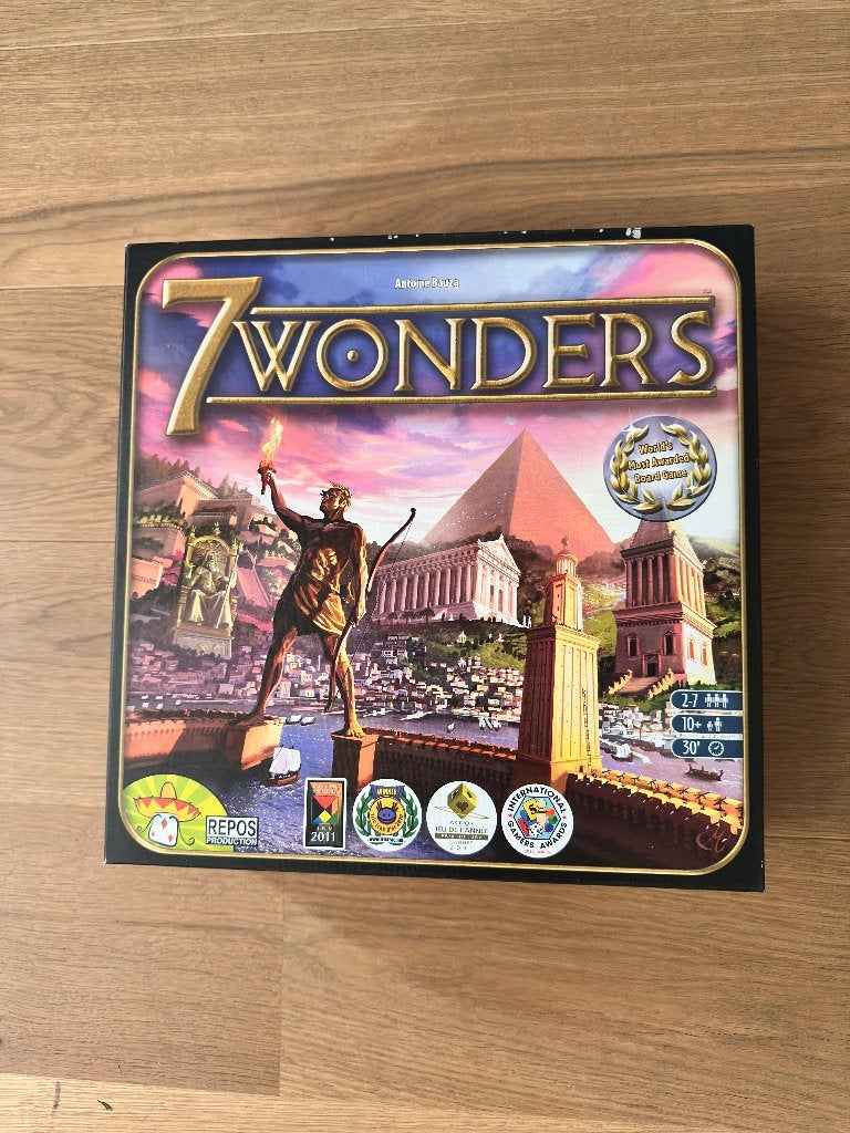 gezelschapsspel 7Wonders, Vijf spelers of meer, Ophalen, Nieuw, REPOS production