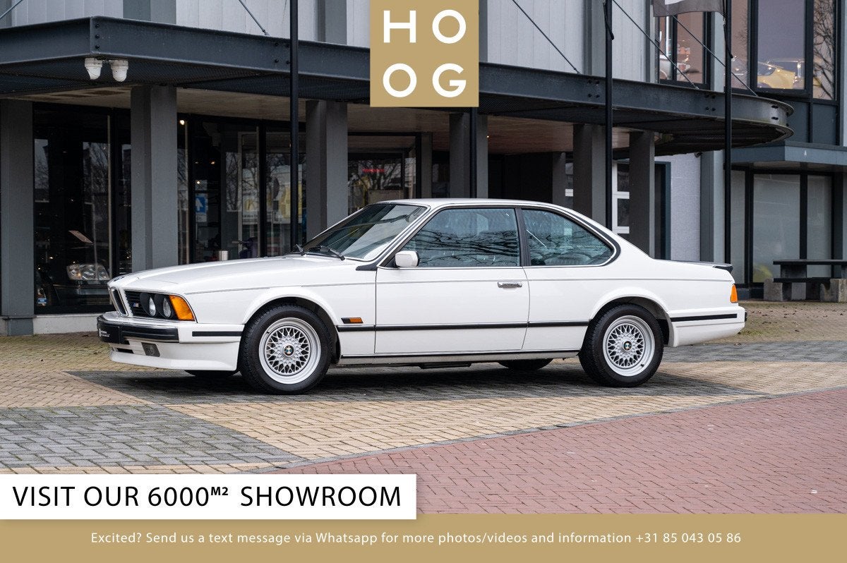 BMW 6 Serie M635 CSI (bj 1988), Auto's, BMW, Lederen bekleding, 4 zetels, Gebruikt, Wit