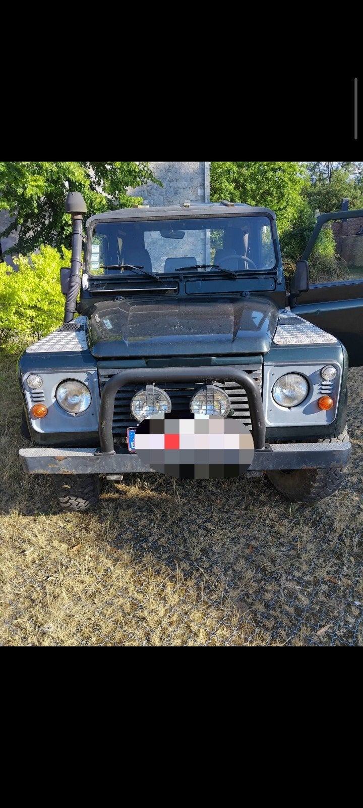 jeep defender td5 cabriolet, Ophalen