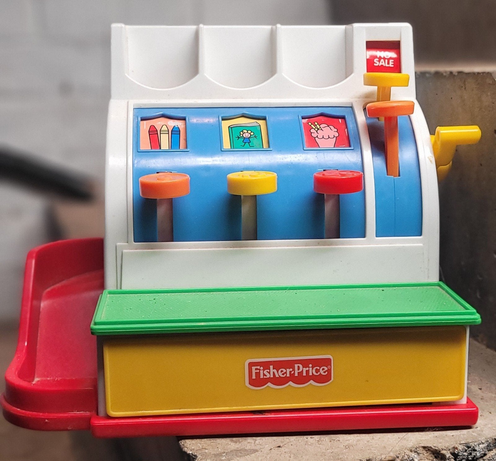 Fisher Price Kassa, Ophalen, Gebruikt, Speelset