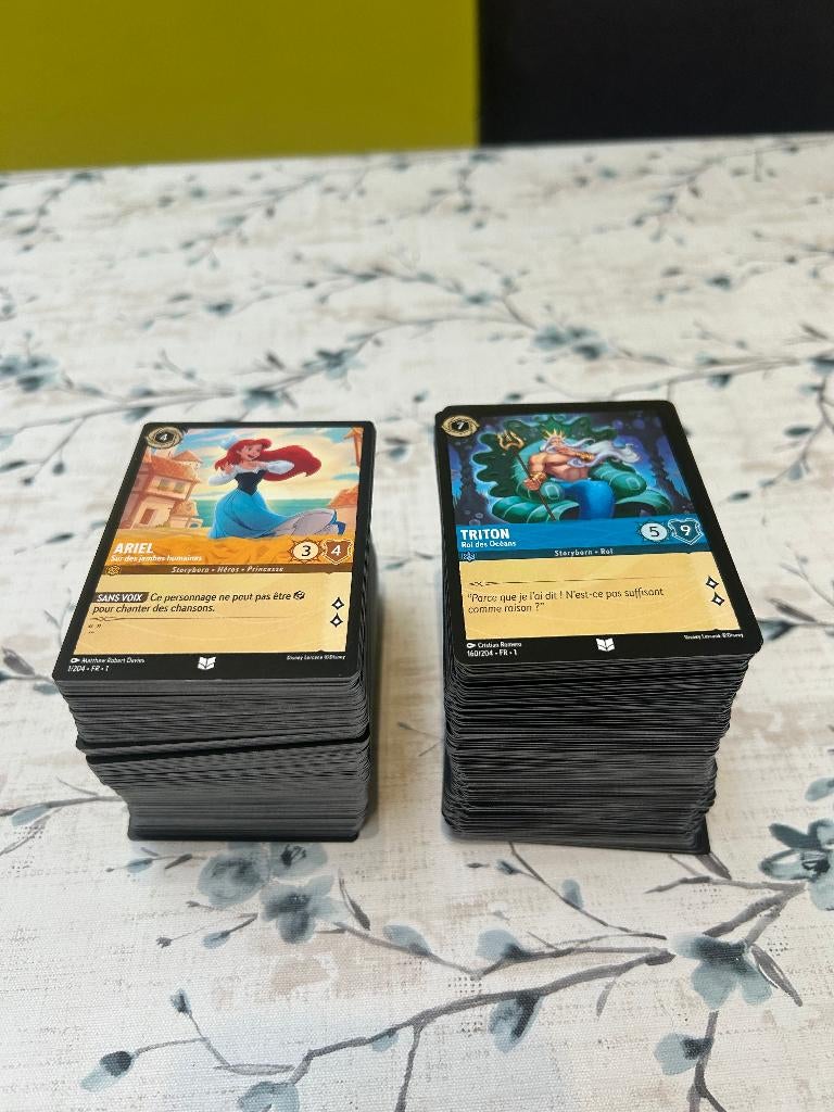 Lot de 502 cartes Lorcana - Set 1 - Premier chapitre, Collections, Enlèvement ou Envoi, Comme neuf, Autres types