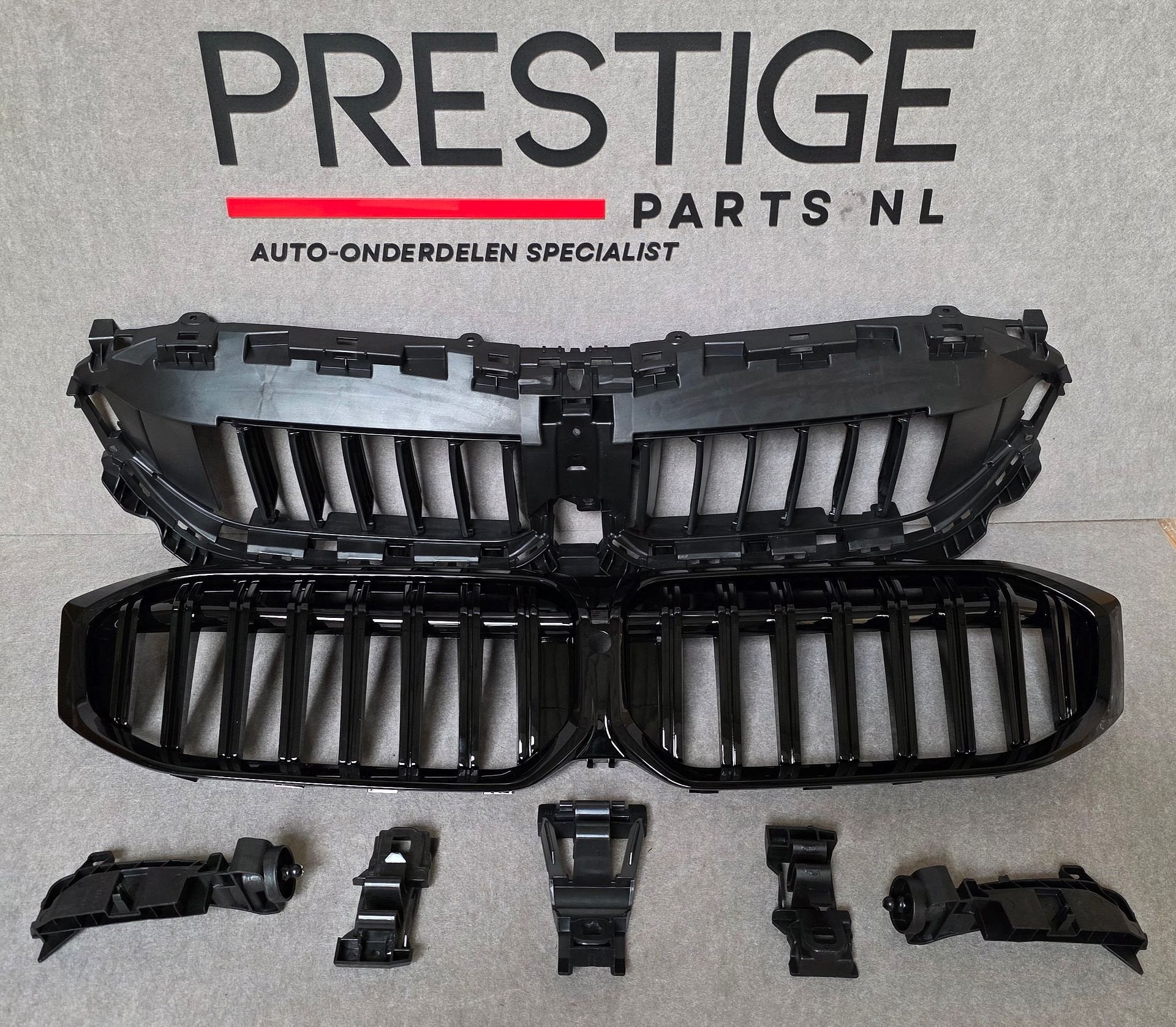 Grille BMW 3 Serie G20 G21 LCI Nieren Grill M Sport + Houder, -, Voor, Nieuw, Ophalen of Verzenden