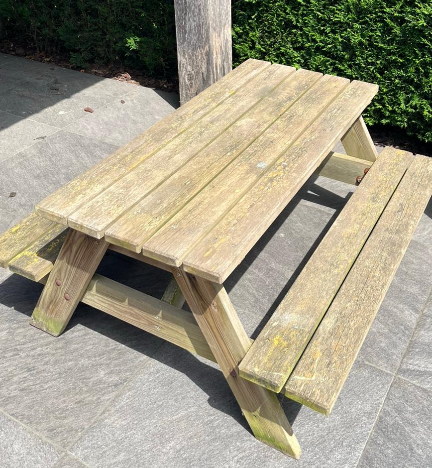 Picknicktafel kinderen, Ophalen, Gebruikt, Hout