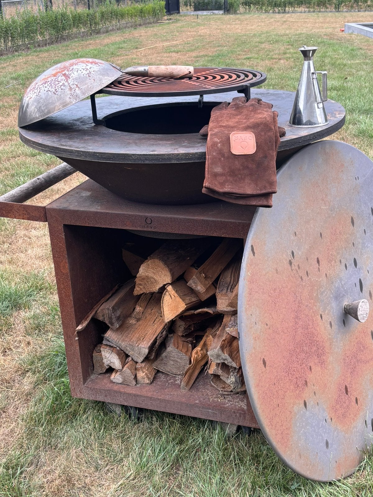 Ofyr BBQ 100cm te koop, Tuin en Terras, Ophalen, Gebruikt