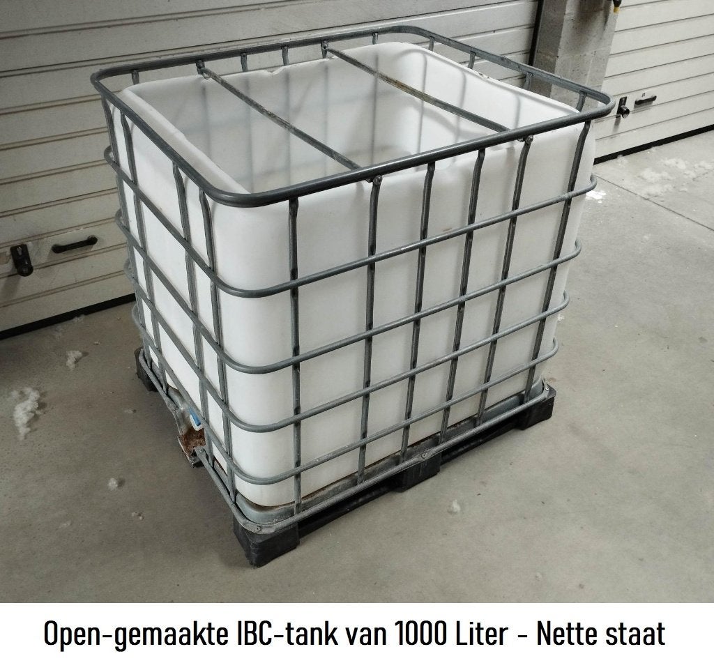 IBC tank 1000 L met OPEN bovenkant - 40€, Enlèvement, Comme neuf